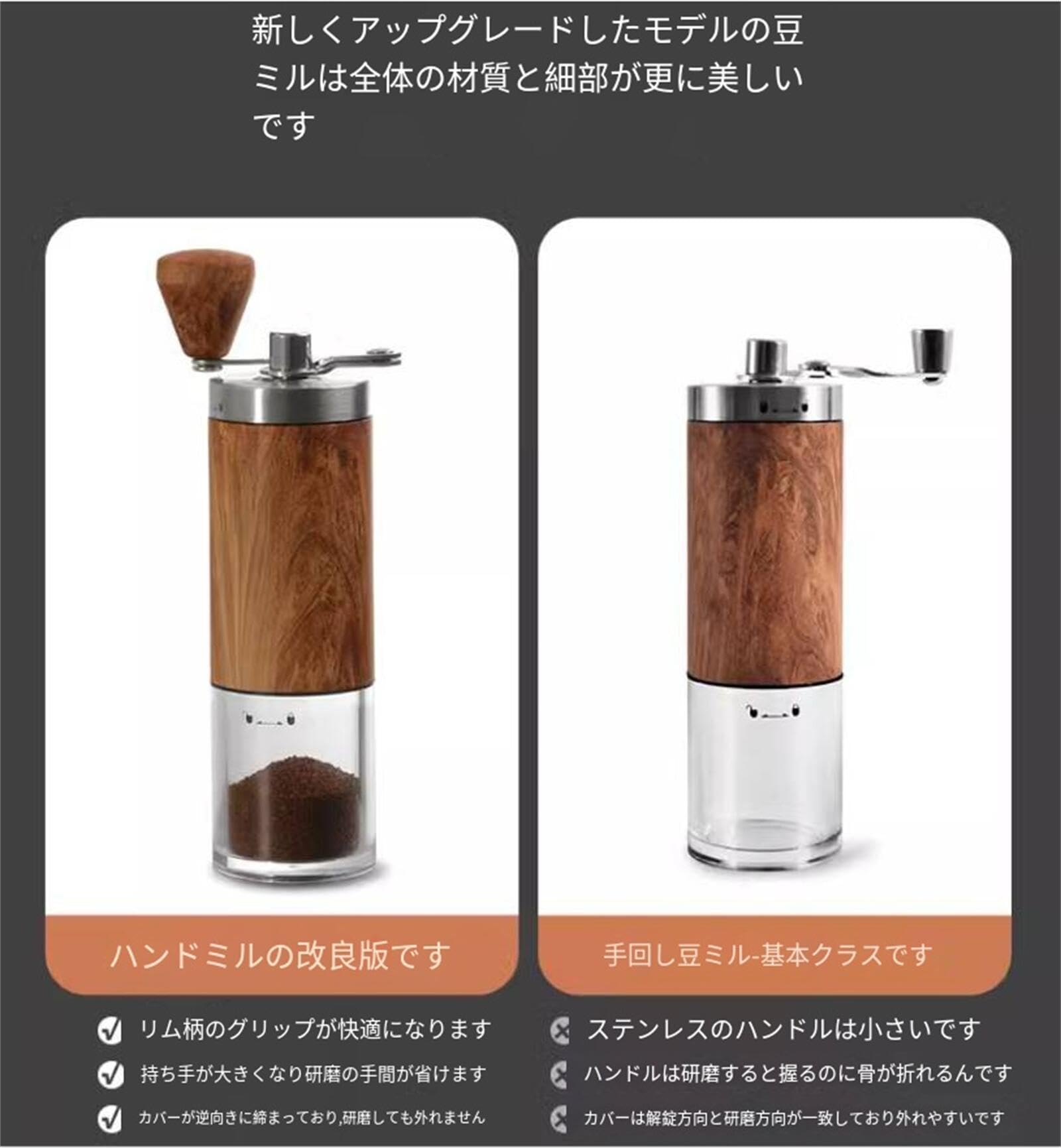 Amazon｜手動コーヒーグラインダーセット ドリップコーヒー