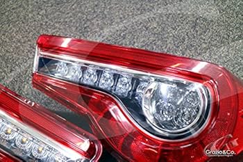 86 後期純正テールランプ レンズレス色抜き加工 Amazon | 86前期/BRZ前期に無加工取付け可 トヨタ純正 後期テール