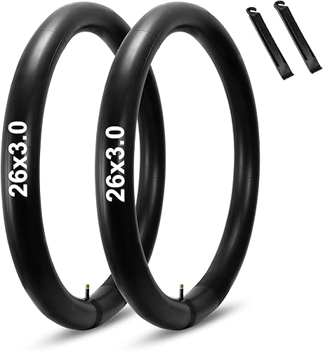 Miniatura 9 de MOHEGIA Fat Bike - Tubos interiores para bicicleta eléctrica de 20 x 3.0/20 x 4.0/26 x 3.0/26 x 4.0 pulgadas, goma butílica premium, válvula