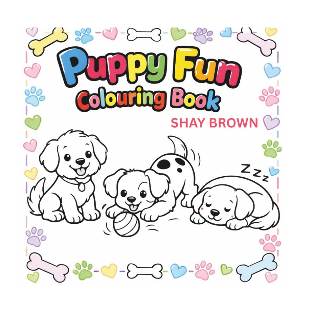 Puppy Fun Colouring Book