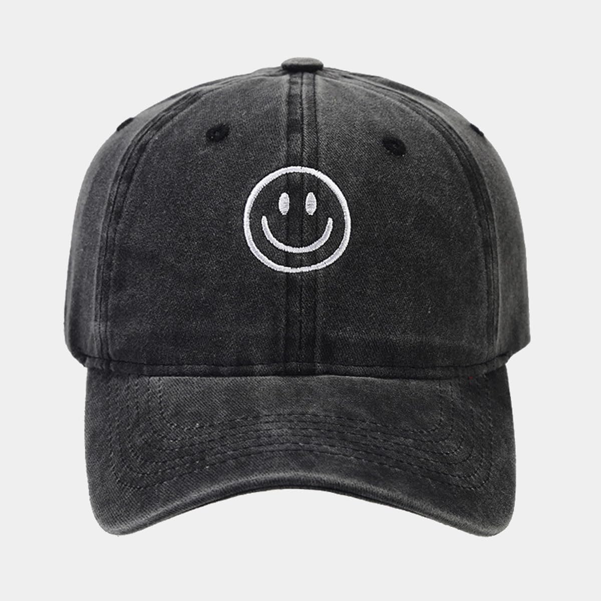 Gorra de béisbol unisex básica sólida vintage de algodón lavado de bajo perfil sombrero de papá ajustable, Negro B 2