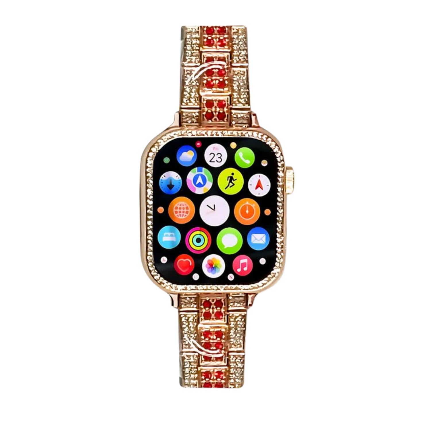 Drumstone (𝟏𝟓 𝐘𝐄𝐀𝐑𝐒 𝐖𝐀𝐑𝐑𝐀𝐍𝐓𝐘 Limited Edition Bluetooth Calling Smartwatch for Women | Premium Metal Design with Diamond Accent, Health Tracker, Notifications Extended 1-Year Warranty