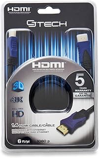CJ Tech 61849 6 ft. HDMI Cable 4K Round Cable