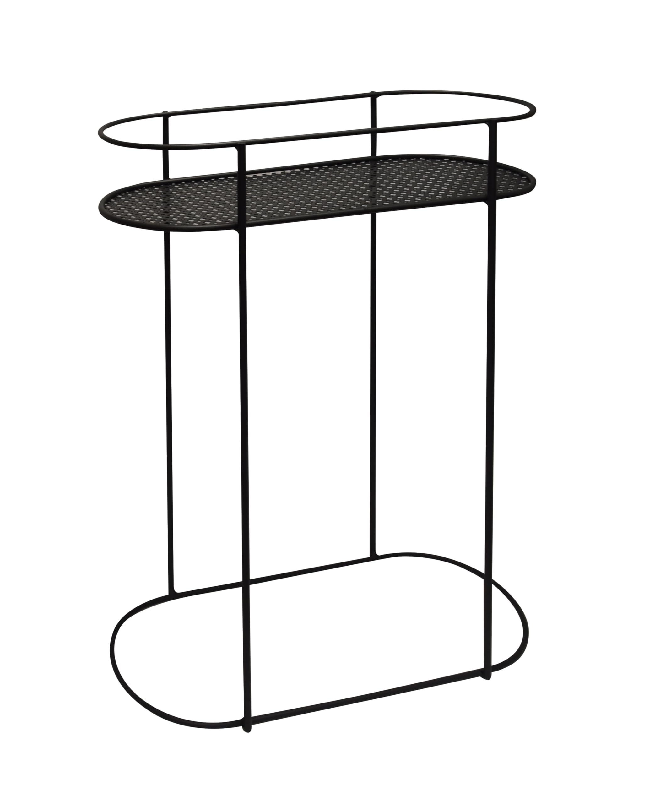 Louis Moulin Support plantes et aromatiques sur Pieds, 80 cm de Hauteur, Anthracite, Fabriqué en France