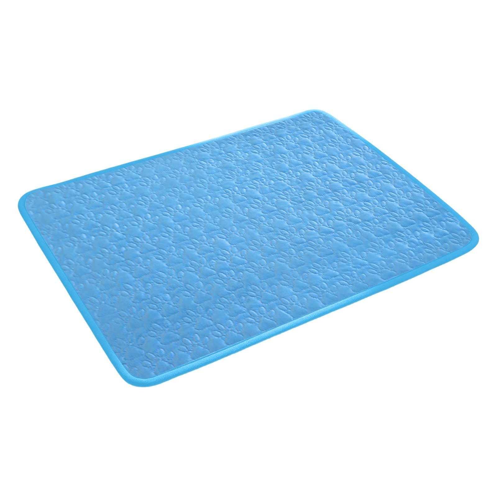 Alfombra refrescante para perros y gatos,Alfombrilla para perros,cojín refrescante para el verano,cama lavable para perros,manta refrescante perros grandes,medianos y pequeños Verde 51 * 77cm