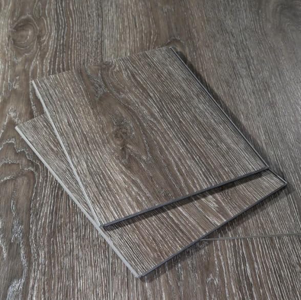 12” Cut Sample Luxury Vinyl Plank Flooring | DIY Click Installation, 40 Mil Wear Layer, Waterproof and Scratch Resistant LVP | Ashford Signature