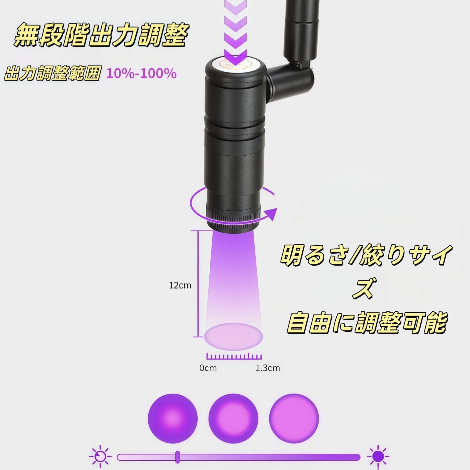 Amazon.co.jp: Qoexio LEDライト マツエク専用 フットスイッチ付き 10W