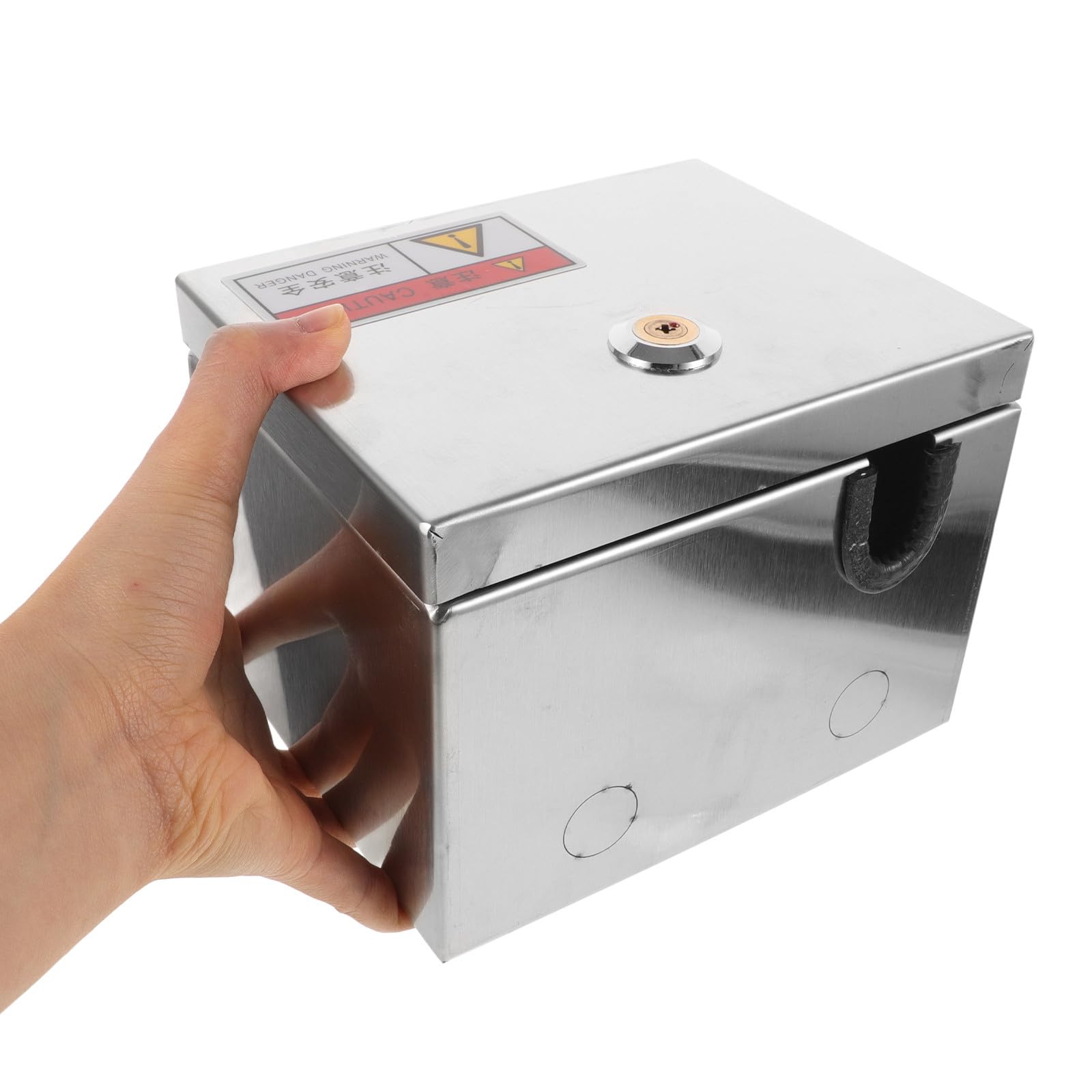 Acero Caja Plata Inoxidable de Protección Eléctrica Exterior