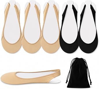 Ice Silk No Show Socks Women 12 Pairs Invisible Low Cut Liner Anti Slip Breathable Lightweight Hidden Socks