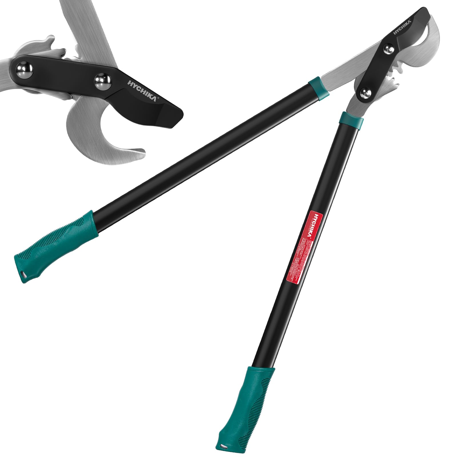 HYCHIKA Bypass Loppers, Tree Loppers for Gardening Shears, Cuts Ø50 mm max. Branches, Hardened Steel Blades, More Power Less Effort Branch Lopper, Garden Cutters