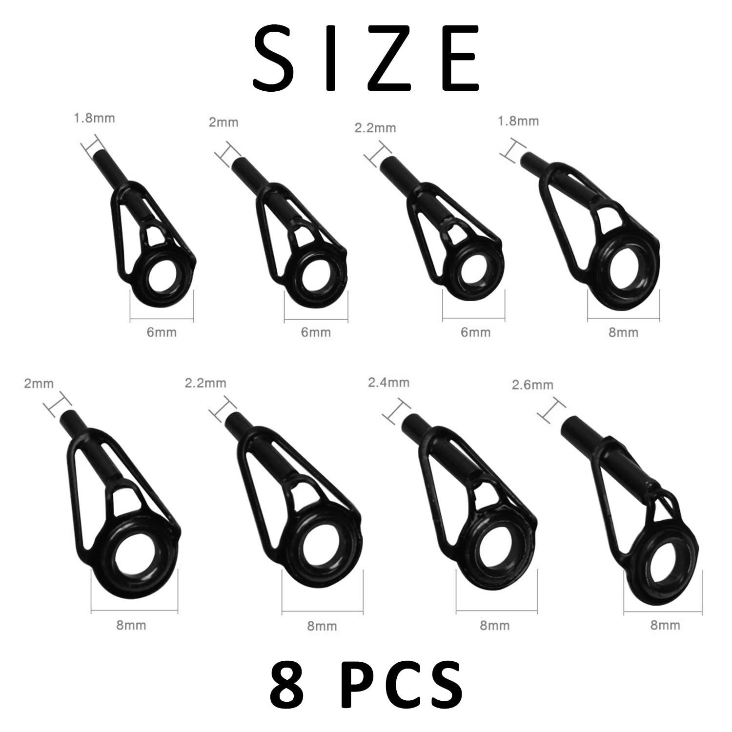 Guida Canna Da Pesca Guida (Anello) Singola Per Canna Da Pesca