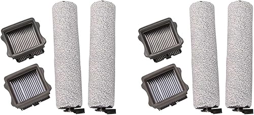 4 filtros de rodillos para aspiradora, piezas compatibles con Tineco Floor ONE S3 y compatibles con Ifloor 3 cepillos de rodillos accesorios