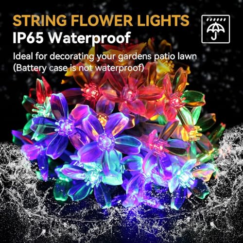 Image of fizzytech15 LED Flower String Lights, 3 Meter Multicolor Decorative Fairy Lights for Home, Bedroom, Window, Wall, Garden, Diwali, Christmas, Wedding & Party Decoration