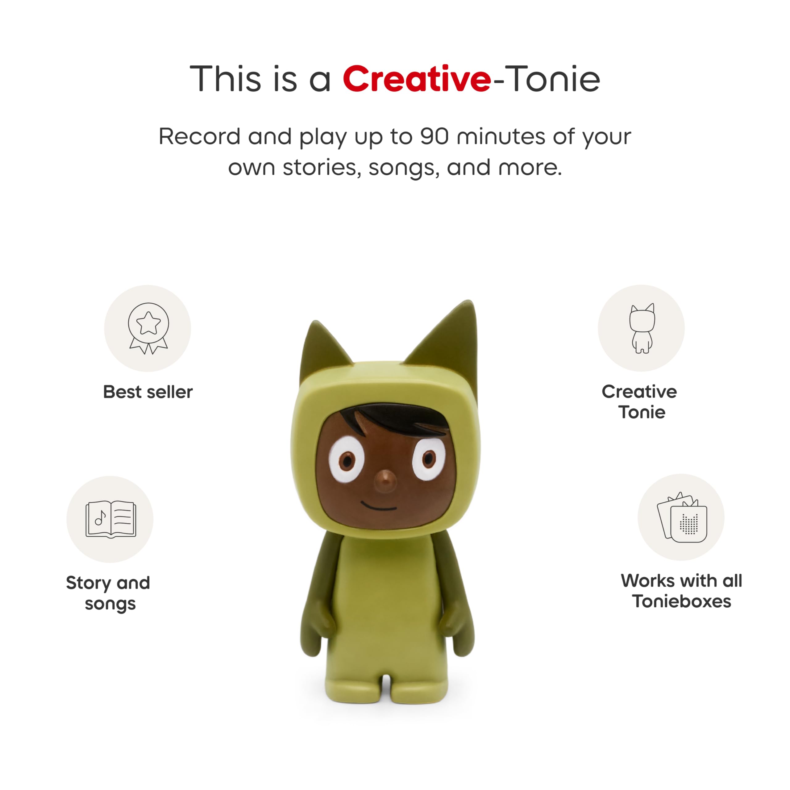 Amazon.com: Tonies Creative Audio Character - Record and Upload up