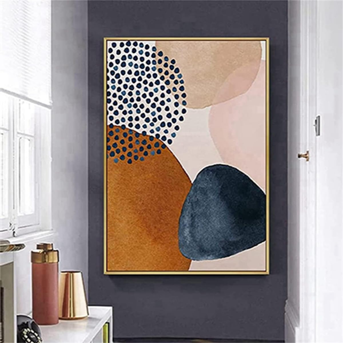 Modern Abstract Art Wall Pictures Aesthetic Flowers and Plants Pictures Boho Decorative Pictures Bohemian Beach Poster Set - Image 4
