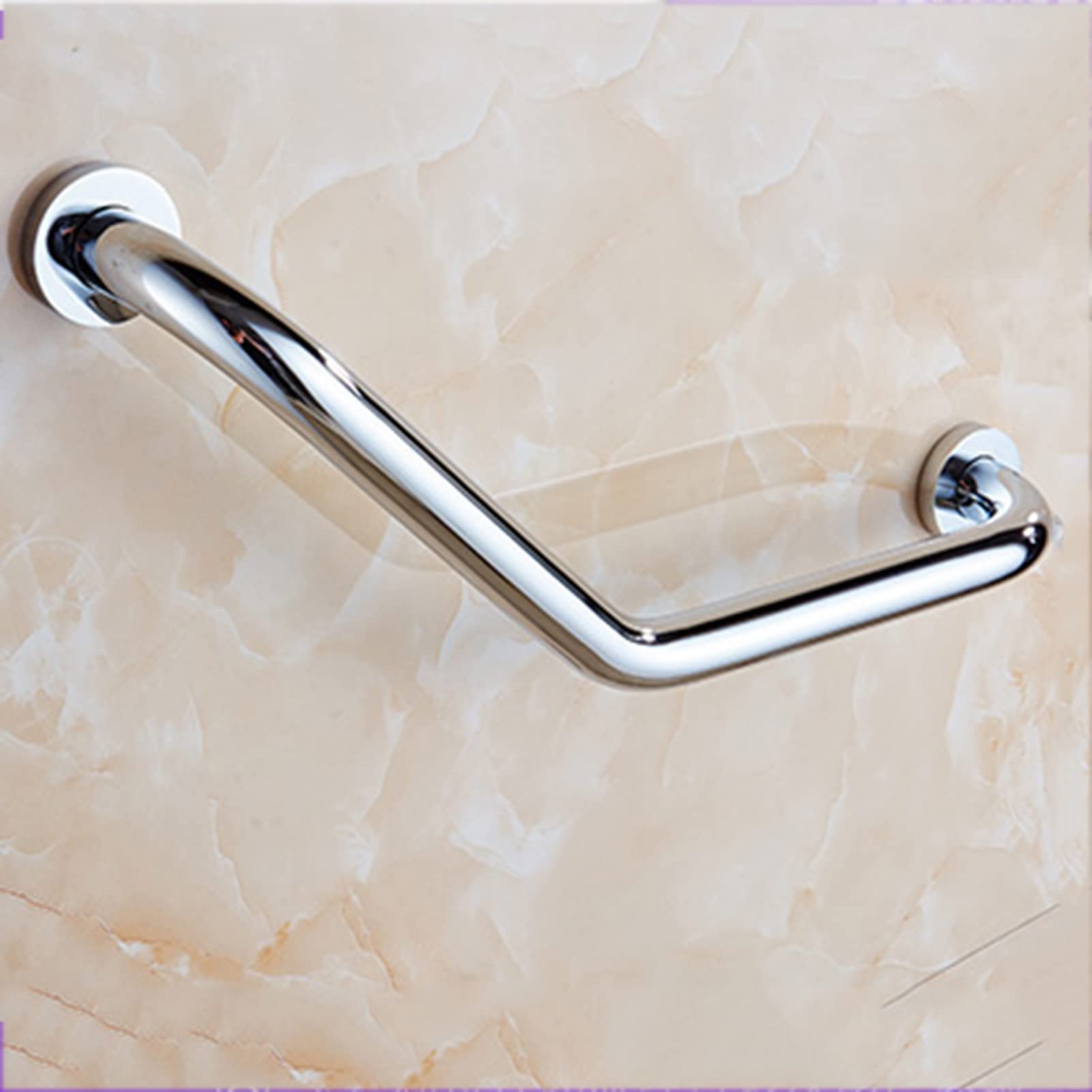 Maniglione di Supporto per Doccia in Acciaio Inox per Bagno, corrimano di Sicurezza per l'equilibrio - Adatto a Persone con disabilità, Anziani, infortunati, Anziani.