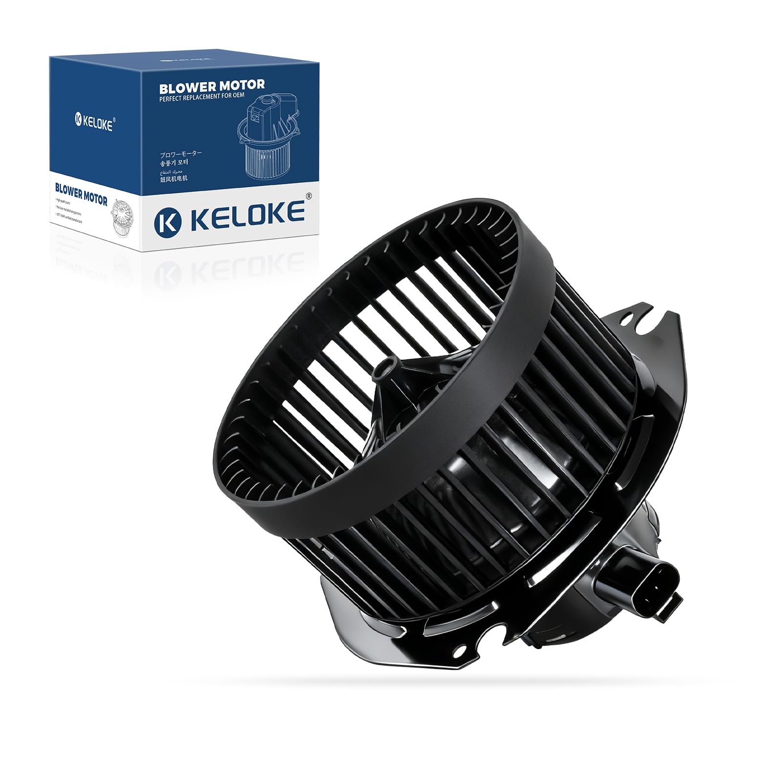 KELOKE Front HVAC Heater Blower Motor Fan Compatible with Chevrolet &amp; GMC