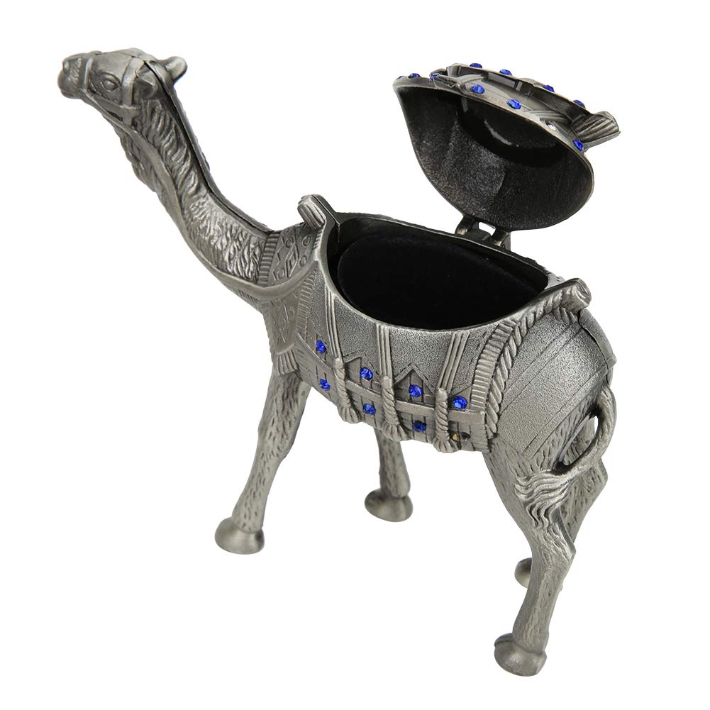 Boîte à Bijoux Artisanale En Os De Chameau Peinte à La Main - Plusieurs Compartiments - Décoration Indienne