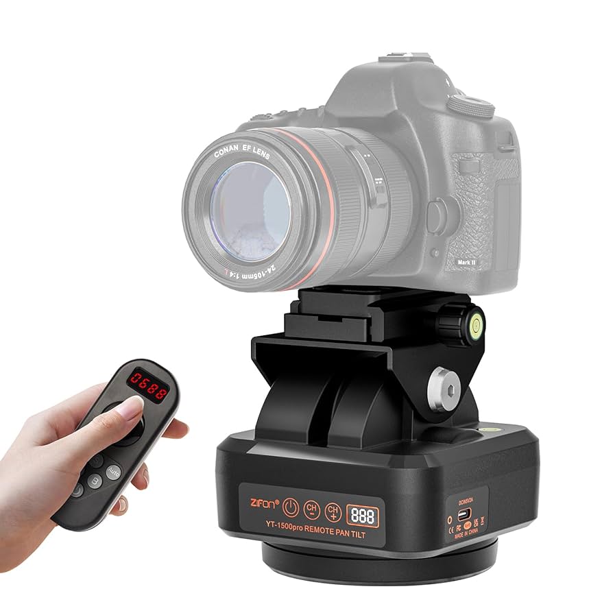 PAN-TILT PROJECTOR 本体 Amazon.com : YT1500 Pro Auto Motorized Head Rotating Tripod