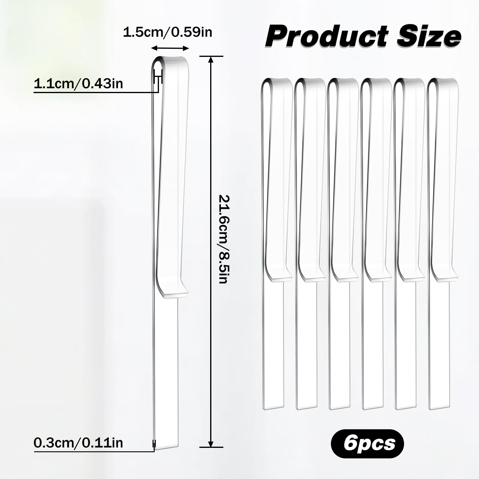 Lot de 6 pinces pour pupitre de musique en acrylique transparent pour maintenir le livre ouvert, support de livre de piano à vent pour musicien, compositeur, pianiste, concert en plein air,