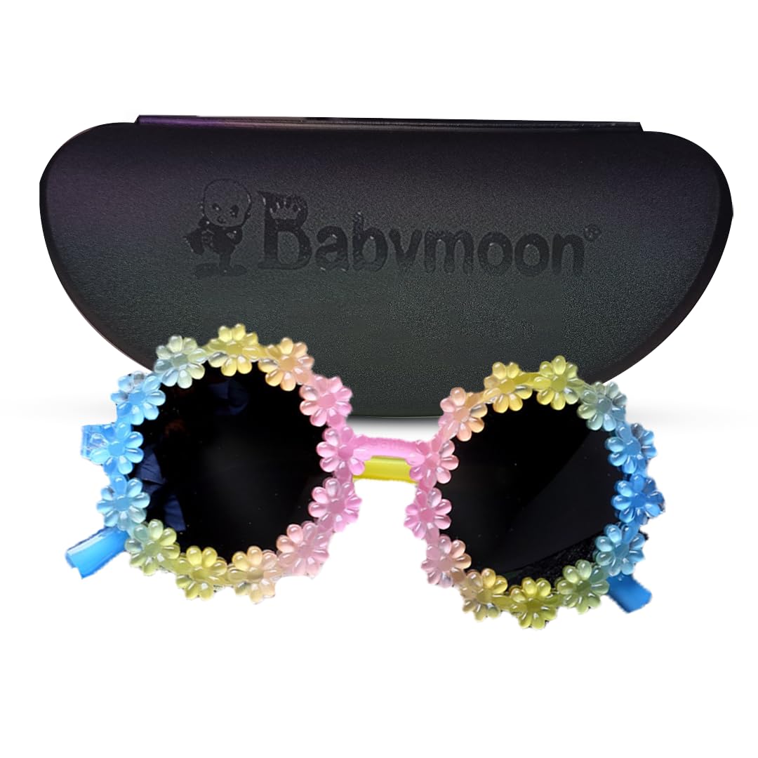 BabyMoon Baby Boys Girls Round Flower Shaped Unisex Kids Sunglasses | 2 To 6 Year BabyMoon Baby Boys Girls Round Flower Shaped Unisex Kids Sunglasses | 2 To 6 Year