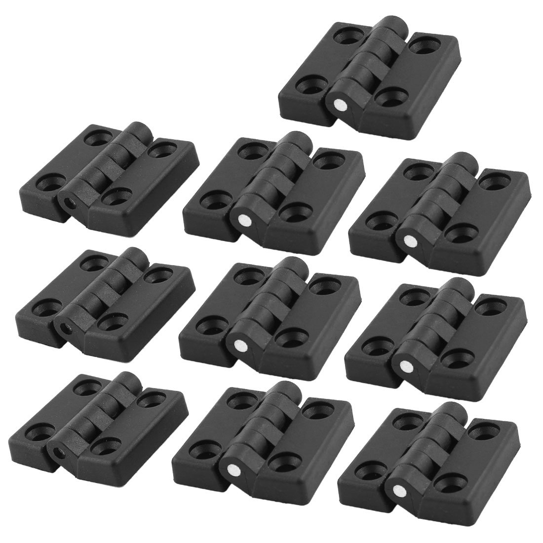 Uxcell Black Sourcingmap A14051000ux0043 50 Mm X 47 Mm Cabinet Cupboard Door Ball Bearing Hinge (Pack Of 10)