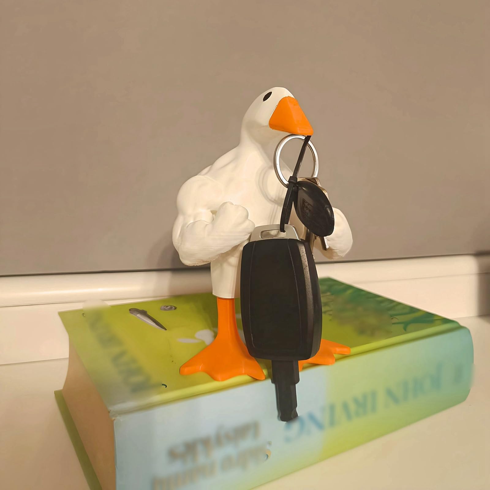 Generic Fun Muscular Duck Ornament - Duck Figurine Goose Ornament