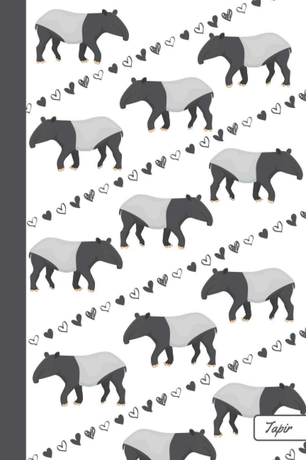Tapir: Notebook | Cute, Funny Diary | (Tapirs Lovers) Journal | 6x9 | 110 Pages | Blank Lined Journal For Gift