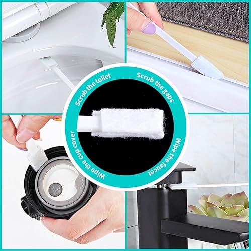 Miniatura 8 de 15 cepillos de limpieza pequeños para el hogar, juego de cepillos limpiadores de hendiduras para detalles profundos, herramienta de limpieza de