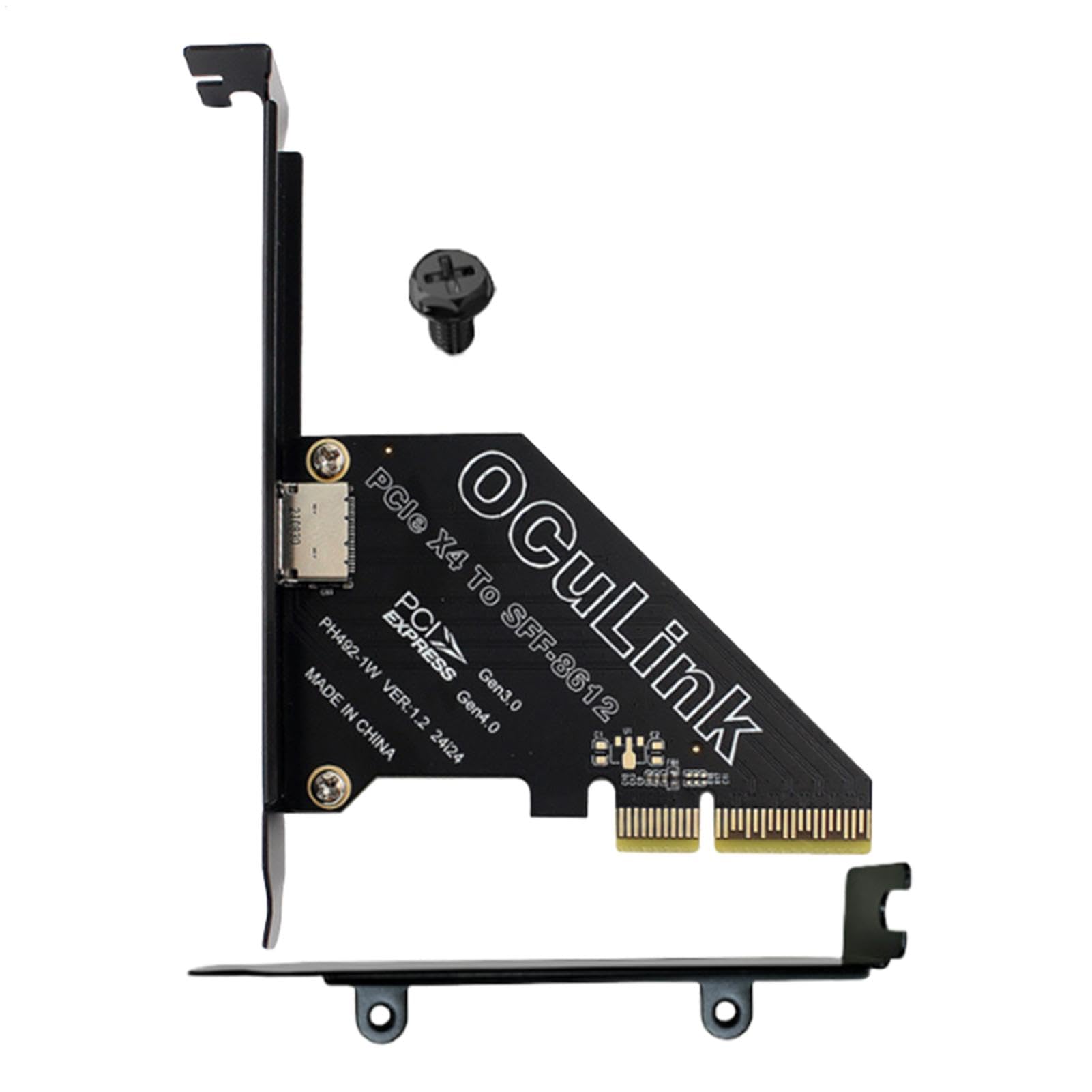 Tarjeta de expansión PCIe 4.0 externa con adaptador SSD U.2 y tarjeta elevadora PCI-E para PC 8