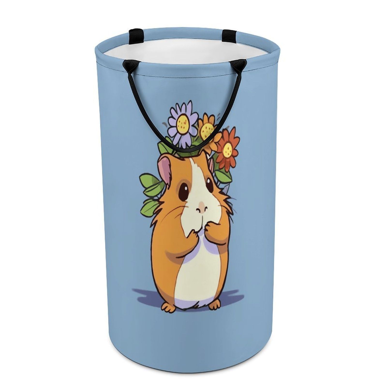 Adfgyerh Style Smiling (27) Laundry Basket ，Foldable Waterproof Model ，Laundry Hamper ，Handles On Both Sides Easy To Move ，Storage Basket For Bedroom, Bathroom, Dorm, Laundry Room.