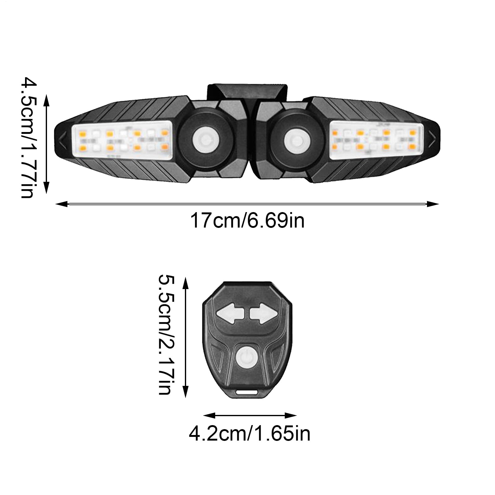 Luz Trasera Para Bicicleta Impermeable 5 Modos Recargable