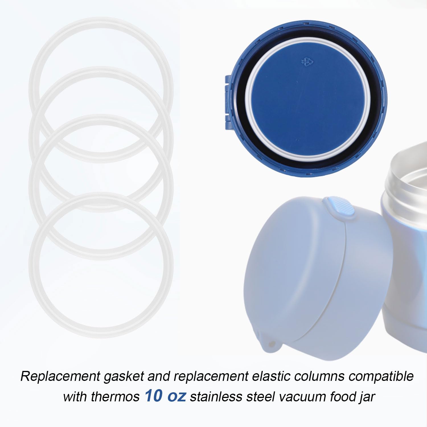 SKISUNO 4-Pack Silicone Seal Rings For Bottles & Cups – Keeps Drinks Fresh & Leak-Free! 4 thumbnail image