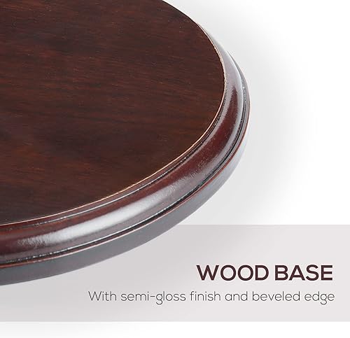 Miniatura 4 de Falling in Art Base redonda de madera base-base de fundición a mano, manualidades de bricolaje, exhibición de recuerdos, exposición de arte,