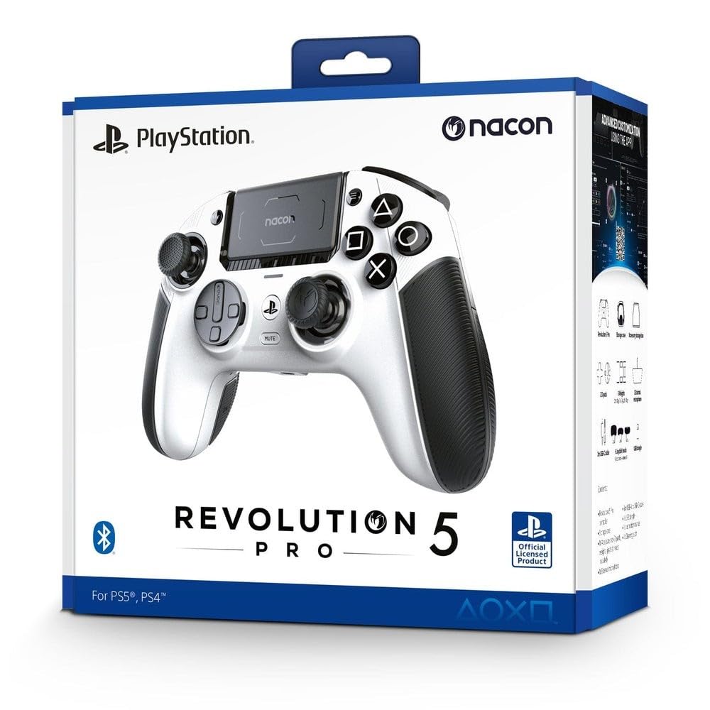 その他 naconREVOLUTIONUNLIMITED PRO CONTROLLER Nacon Revolution 5 Pro PlayStation 5 Wireless Controller, White