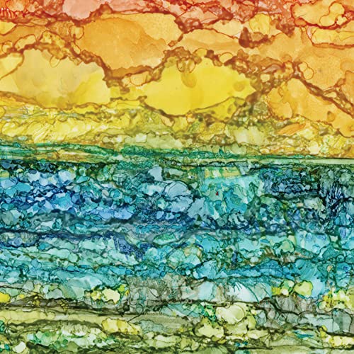 Demdaco + Artlifting Original Art Seaside Horizon Rise Up Abstract Adjustable Bracelet #TOP3