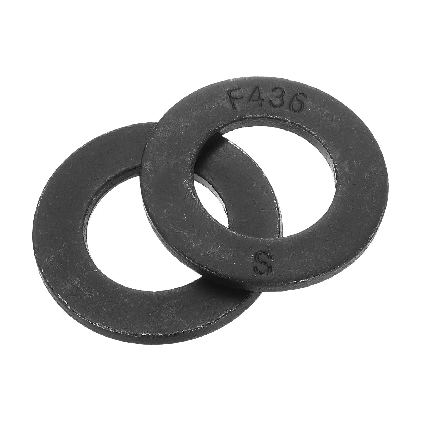 uxcell 1Inch Flat Washer, Alloy Steel Black Oxide Finish Pack of 20