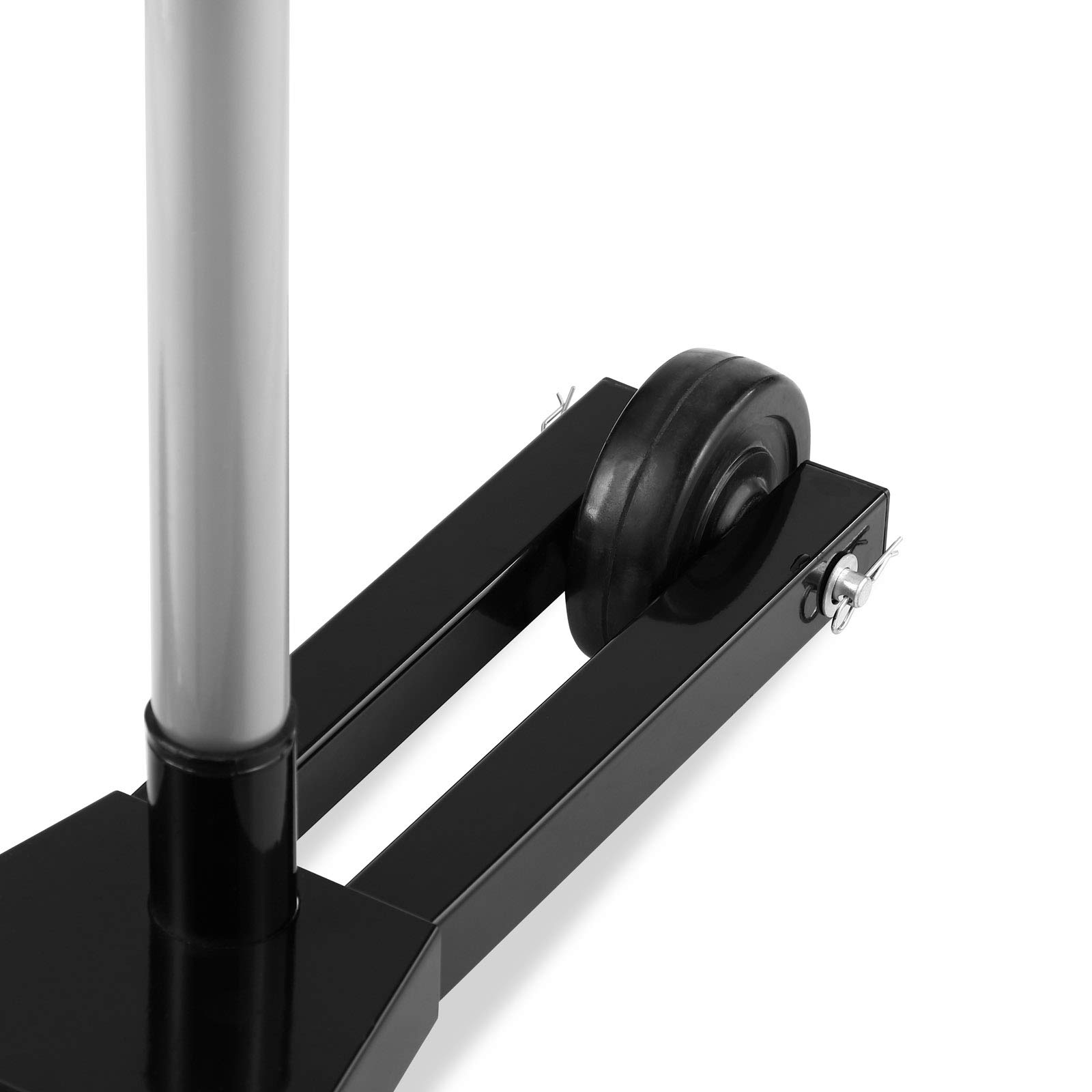 Monzana Carrello Porta Pneumatici 225mm in Alluminio 3 rotelle Copertura Protezione carico Max. 100kg Supporto per Cerchioni