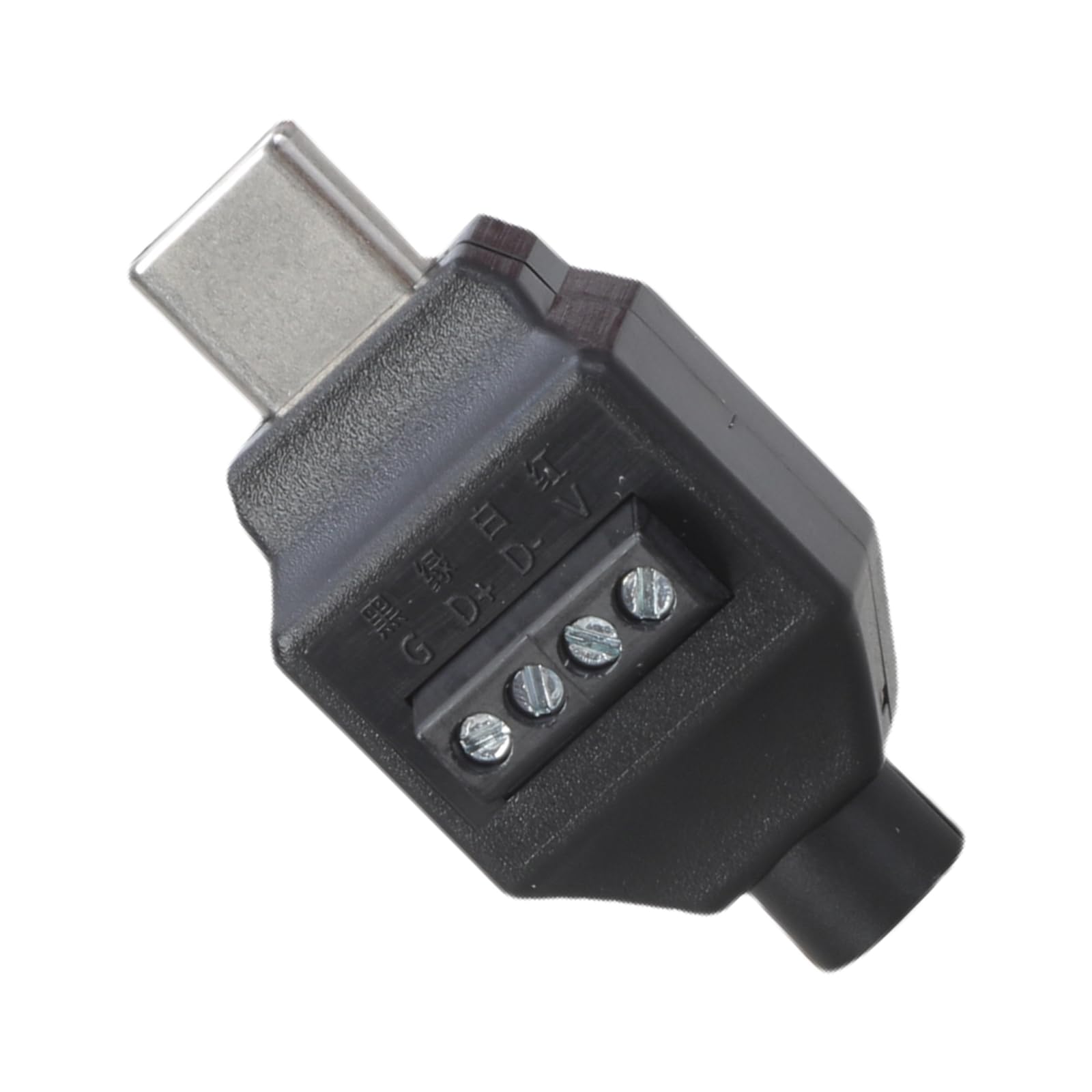 Limtula Men's 4Pin Usb 3.1 Type C Connector 5Pin / Adapter Solderless Head Feature Black Housing For Data Cable Repair Usb Plug