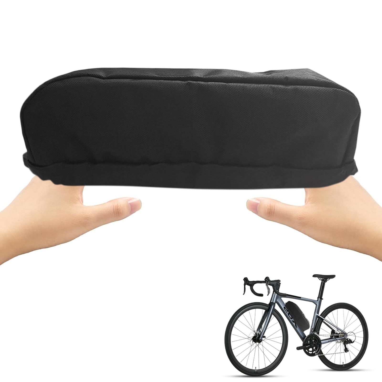 Ebike Battery Cover Waterproof Bag, Electric Bicycle Battery Protective Case Dustproof Wear Resistant Mud-Anti Protective Cover for E-Bike
