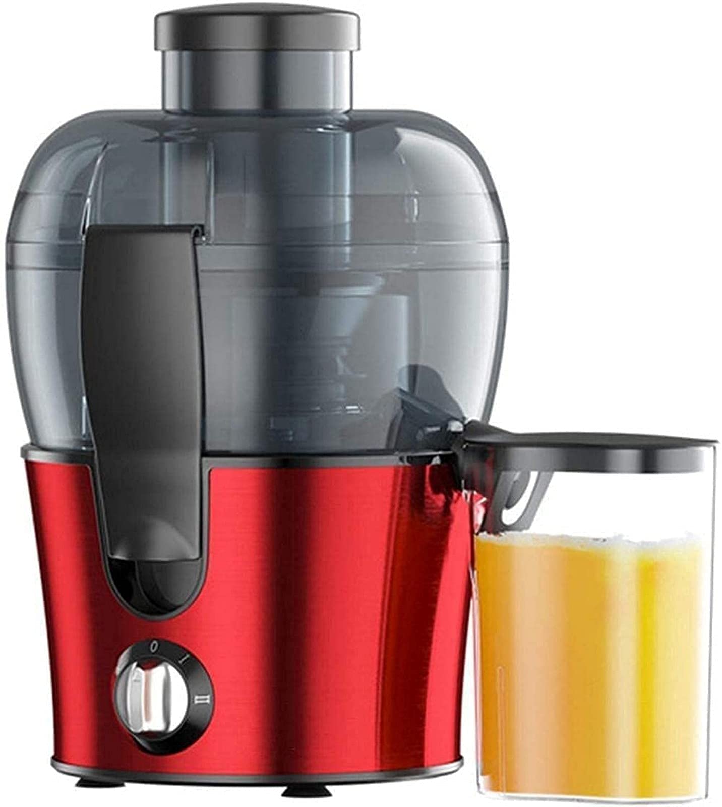 Juicer Multifunctional Juicing Machine Whole Fruit and Vegetable Easy Clean 3 Speed Setting and Anti-drip Spout Stainless Steel Centrifugal Juicer