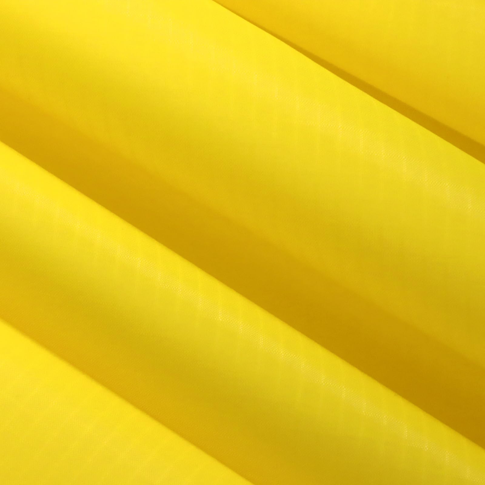 9KM DWLIFE 40D Waterproof Ripstop Nylon Fabric 5.6oz Nylon Sheets PU Coating Tear Resistant for Outdoor Cover Tent Kite Bag Material(Yellow,2 Meter(200cm x 152cm))