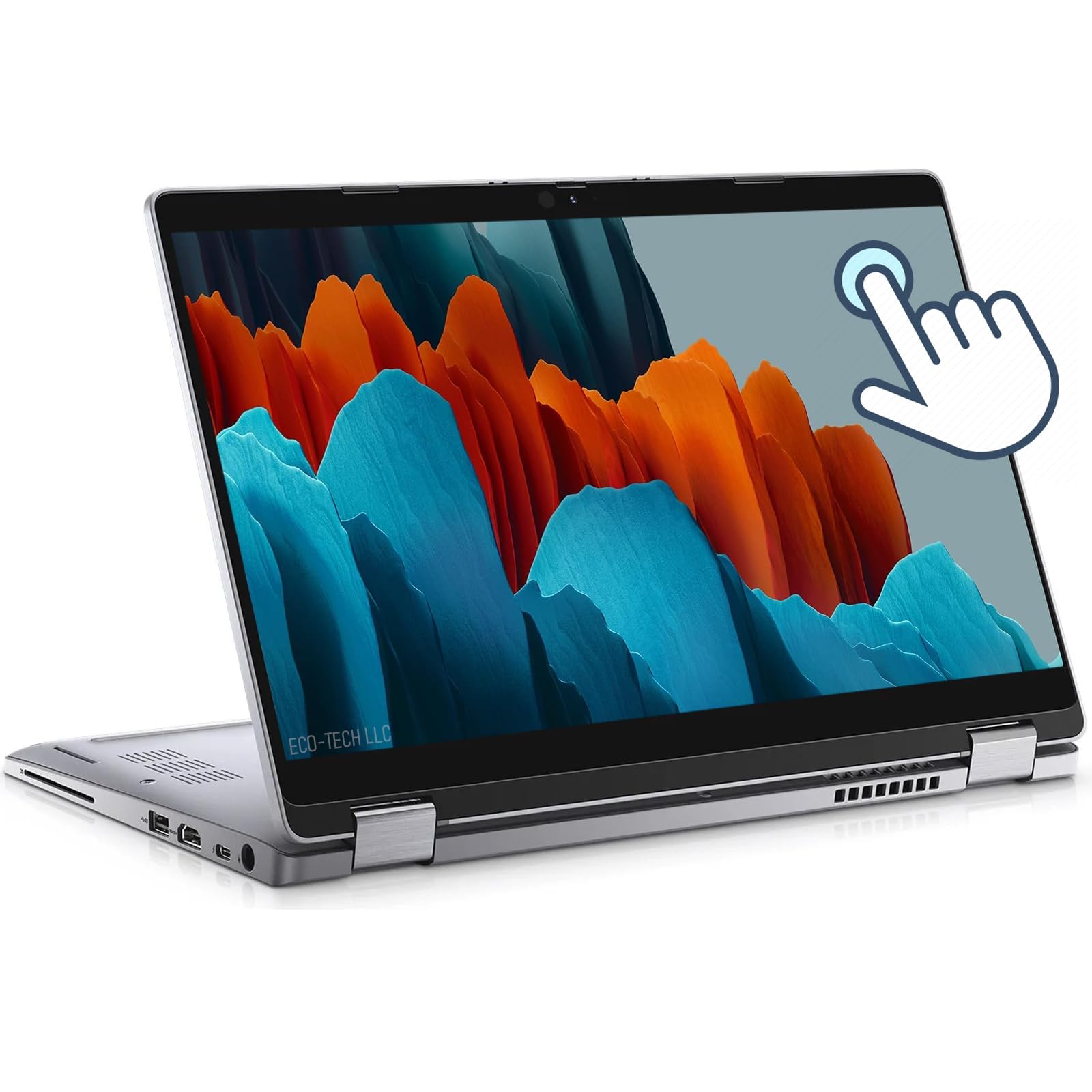 Dell Latitude 5310 2 in 1 Laptop 13.3'' FHD (1920 x 1080), Intel Core i7-10610U, 16 GB di RAM, SSD da 256 GB, tastiera QWERTY americana, Windows 11 Pro (ricondizionata)
