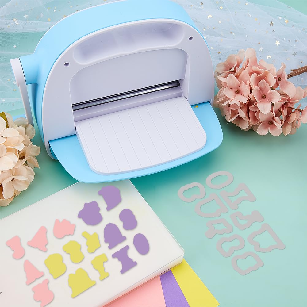 INFUNLY 2pcs Alphabet & Dies Letter Flower stamp & Number Clear Transparent Stamps for DIY Scrapbooking Embossing Album Craft - Image 4