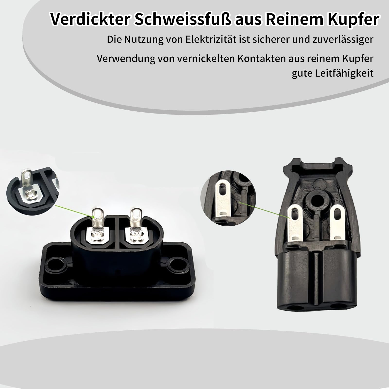 4 szt. IEC320 C8 C7 2-biegunowa wtyczka i gniazdo IEC moduł wlotowy moc złącze gniazdo proste 250 V AC 2,5 A wtyczka urządzenia gniazdko AC adapter montażowy śrubowy