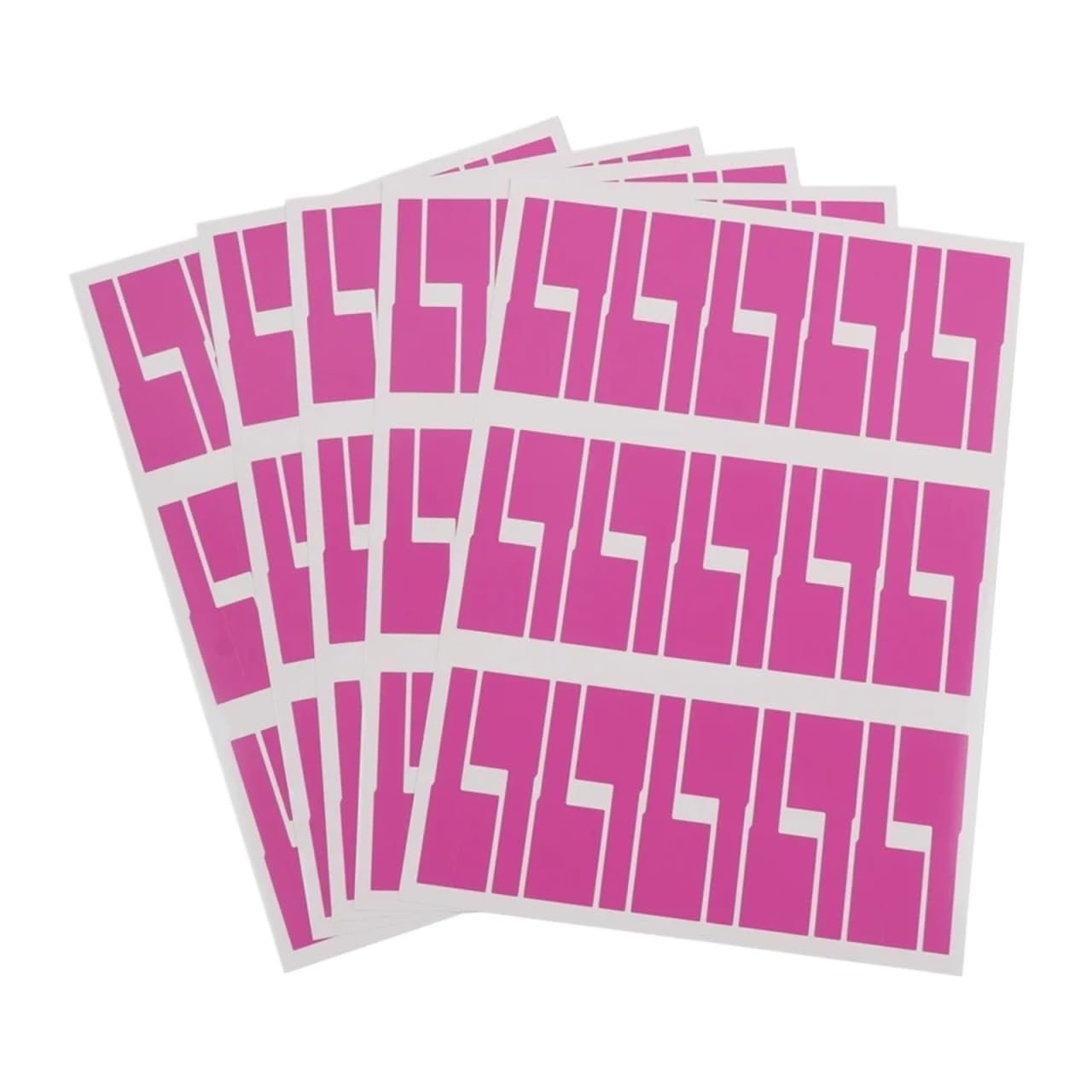 Etichettatura cavi, A4 Etichette for cavi di rete Adesive Filo autoadesivo impermeabile colorato for elettrici Organizzare(Purple 5sheet)