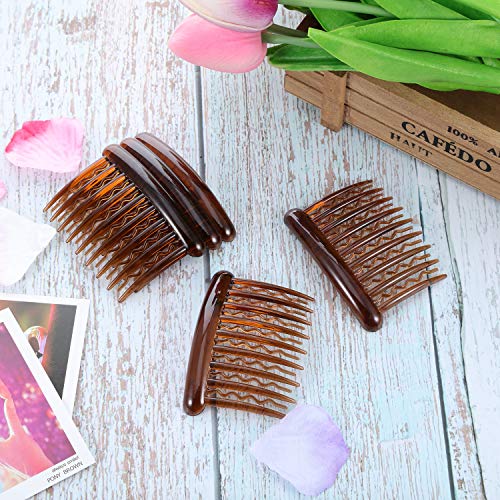 Gejoy GEJOY-COMBS-1 12 Pieces Plastic Teeth Hair Combs Tortoise Side Comb Hair Accessories thumb #5