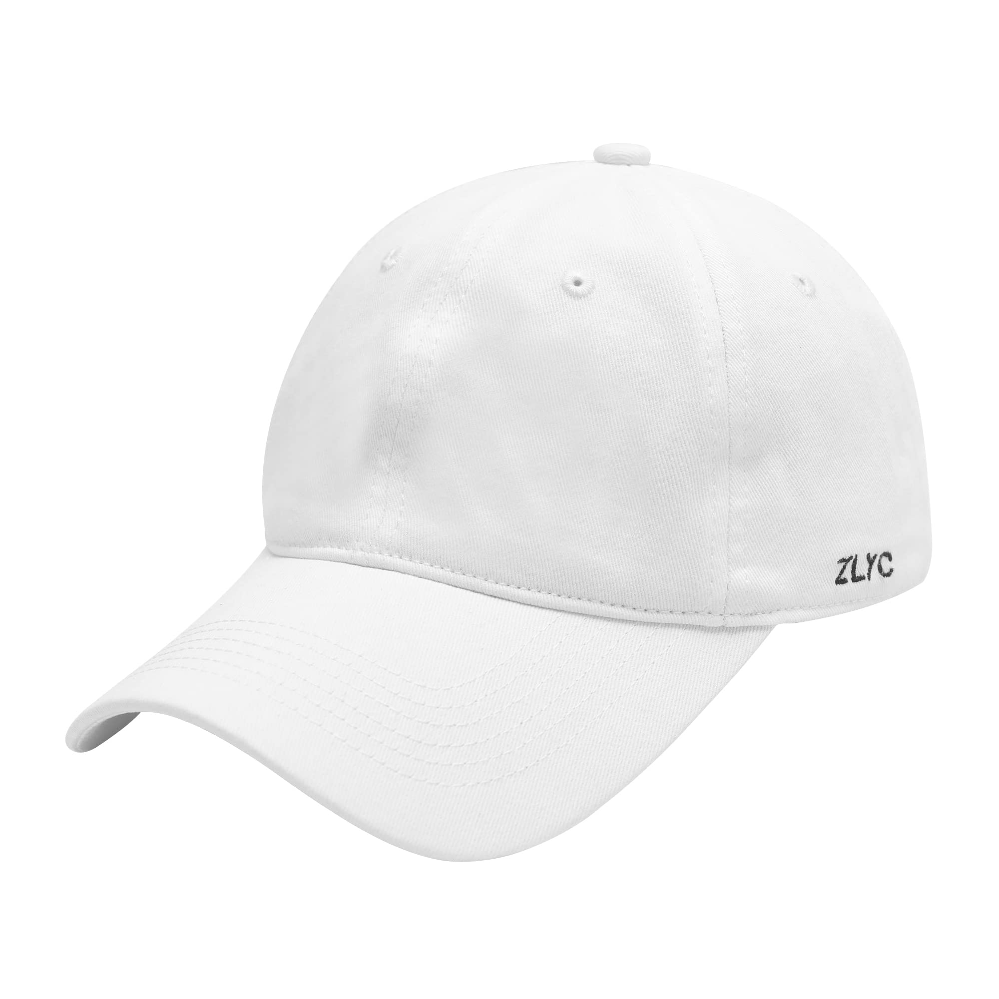 ZLYC Herren Frauen Unisex Mode Bestickte Adjustbable Baumwolle Baseball Cap Jungen Mädchen Baseballmütze