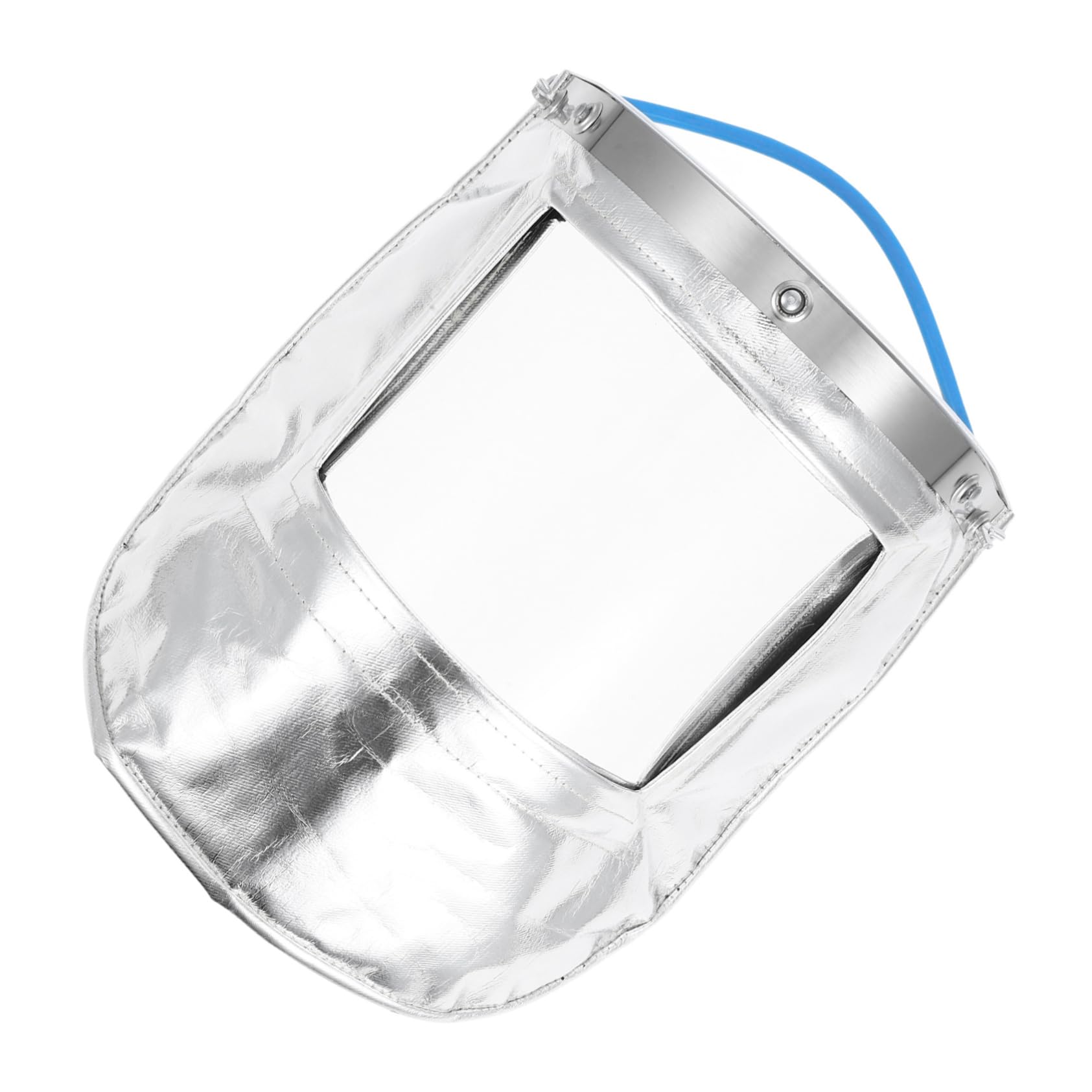 TOPBATHY Voll Gesichtsschutzmaske aus Aluminiumfolie für Schweißer mit Hitzebeständigkeit und Klarem Spritzschutz Ergonomisches Design für Rasenmähen und Industrielle Arbeiten