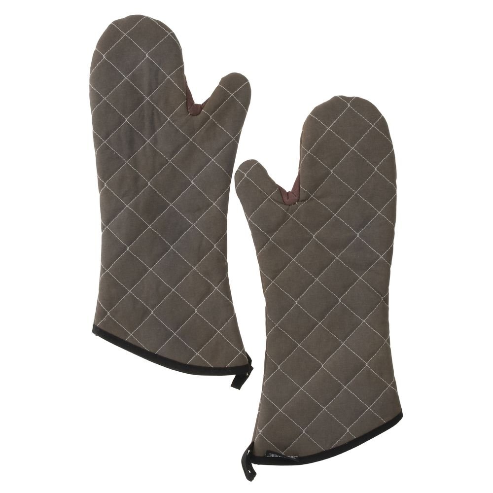 San Jamar800FG17 Chef Revival Pair Crewware Bestguard 17" Oven Mitts 800FG17-800FG17